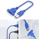thumbnail image 2 of Cable de extensión USB 3.0 USB 2.0 macho a USB 3.0 hembra Cable de computadora host, 0,5 m, USB 3.0, 2 of 5