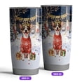 thumbnail image 2 of Happy New Year 2026 Toy Fox Terrier Holiday Balloons Party Snow 20oz Stainless Steel Tumbler Insulated Cup with Lid Dog Lover - 13018, 2 of 5