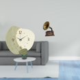 thumbnail image 2 of Reloj de pared silencioso, reloj decorativo, estatua vintage, figura de resina, artesanía, material creativo, sin , adecuado para regalar., 2 of 8