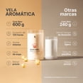 thumbnail image 2 of Vela De Soya Aromática | 600 g | Aroma Palomita Caramelizada | Duración 120 horas B Life., 2 of 5