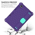 thumbnail image 3 of Dteck Case for Samsung Galaxy Tab A7 10.4" SM-T500 T505 2020 Released 10.4-inch,Shockproof Rubber Kickstand Handle Silicone Cover With Shoulder Strap,Purple+Aqua, 3 of 6