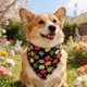 thumbnail image 5 of Pañuelo triangular de poliéster con forma de huevo de Pascua para mascotas, babero festivo para gatos y perros, ideal como accesorio fotográfico y decoración para fiestas de Pascua., 5 of 6