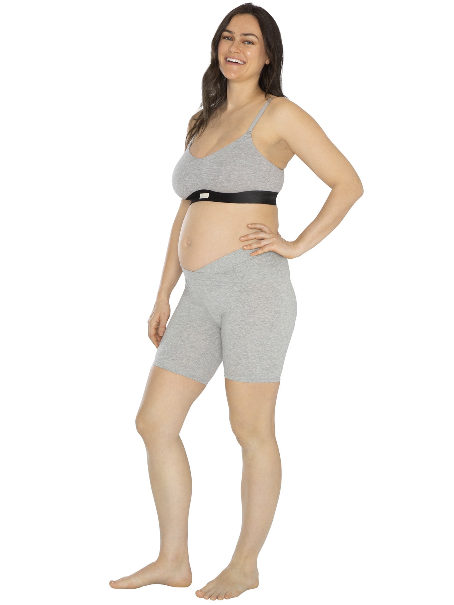 Kindly Yours Women's Maternity Bike Shorts, Sizes S to XXXL