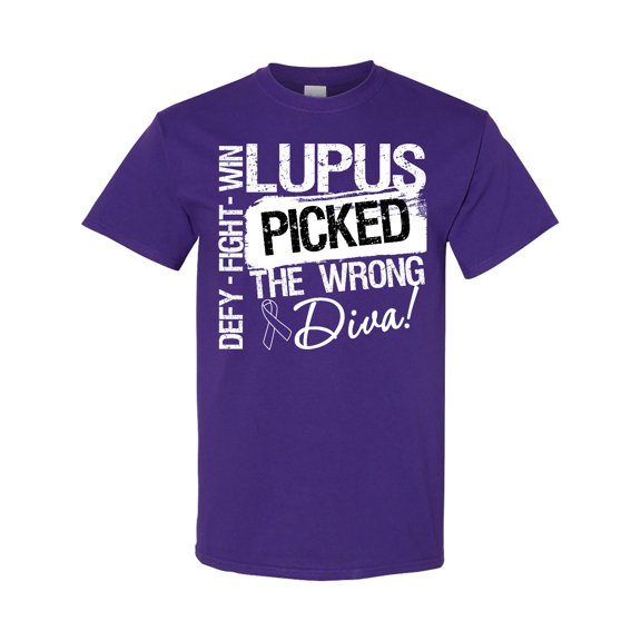 Inktastic Lupus Picked the Wrong Diva T-Shirt