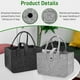 thumbnail image 4 of Bolsa de fieltro Sonducket resistente, 2 piezas, gris claro, 4 of 6