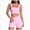 E19--Pink, variant on Two Piece Workout Sets For Women Tank Top Matching High Waist Booty Lifting Shorts Gym Yoga Active Wear Outfits Pink ,L