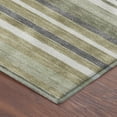 thumbnail image 3 of Addison Rugs Mayfield Premium Machine Washable Transitional Stripes Aloe Rectangle Rug, 3' x 5', 3 of 6