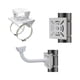 thumbnail image 2 of 2X Adaptador Universal de Montaje En Poste Vertical, con 4 Bucles, Soporte de Bucle para Montaje En Pared, 2 of 5
