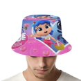 thumbnail image 4 of True y el Reino Arcoíris Sombrero bucket para adultos, gorra de protección solar, sombrero de pescador plegable para viajes al aire libre, pesca y actividades de verano, 4 of 6