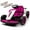 Rose, variant on Joyracer 24V Ride on Toys, Kids Electric Go Kart 400W Motor Power Car Wheel for Kids, 6-9MPH, Outdoor Toys, Bluetooth/Music, Age 6+, Red