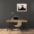 thumbnail image 3 of Kramskoj, Ivan 18x15 White Modern Wood Framed Museum Art Print Titled - Portrait of an Unknown Woman, 3 of 4