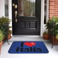 thumbnail image 4 of Alfombra de baño antideslizante supersuave con la frase I Love Italy para baño, cocina, dormitorio, hogar, 15,75 x 23,62 pulgadas, 4 of 6