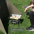 thumbnail image 2 of Pinza Pinza de barbacoa de madera de acero inoxidable para acampar, senderismo, picnic CAMPINGMOON Pinza, 2 of 7