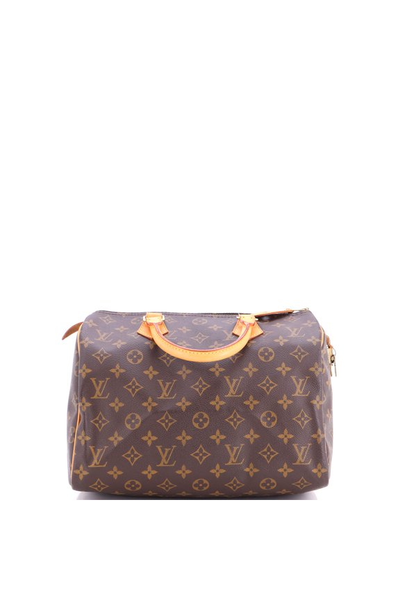 Pre-Owned Speedy Handbag Monogram Canvas 30 By Rebag