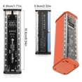 thumbnail image 3 of Transemion Transparent 8-cell For18650 Battery Box With Fast Charging Mobile Power Case Multiple for Protection Black border, 3 of 6