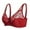 Wine#A40, variant on RPVATI Bras for Women Full Coverage Breathable Adjustable Strap Lace Floral Sleeping Bras No Underwire Underwear Everyday Bra Wireless Shaping T-Shirt Bra Plus Size Blue 44D
