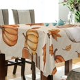 thumbnail image 5 of Yayeee Tablecloths 54" x 54" Rectangle Wrinkle Resistant Party Table Cover, Fall Mug Pattern, 5 of 8