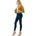 thumbnail image 4 of TheLovely Women's 3/4 Sleeve Solid Open Front Cropped Bolero Shurug Light Cardigan, 4 of 5