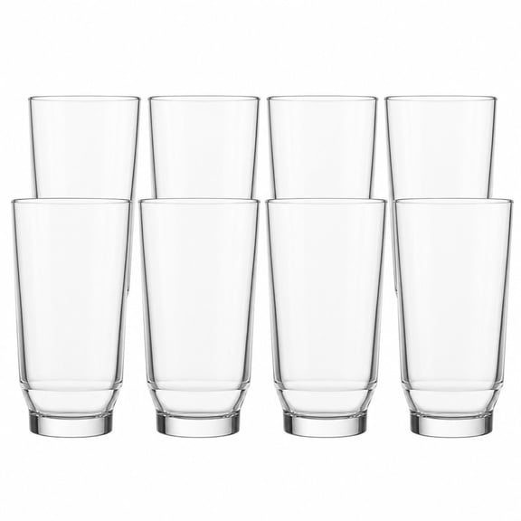 Better Homes & Gardens 16 oz Suki Drinkware Glasses, Set of 8