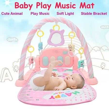 Mrosaa 3 In 1 Infant Baby Kids Fitness Play Musical Piano Toy Gym Exercise Mat Crawling Tummy Time Soft Toddler Toy Mrosaa 3 In 1 Infant Baby Kids Fitness Play Musical Piano Toy Gym Exercise Mat Crawling Tummy Time Soft Toddler Toy