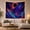 Breaching Space, variant on Serpentine Dragon in Stylized Waves Against Sunset, Mystical Fantasy for Fantasy Fans, Ornate Art Decor, Birthday Gift Tapestry Wall Hanging for Gaming Room and Bedroom