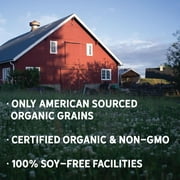 New Country Organics | Chicken Feed 50lb | Classic Grind Layer Chicken Feed for Laying Hens | Ground Grain | Soy-Free | 17% Protein | Certified Organic & Non-GMO Chicken Food | 50lbs Bag