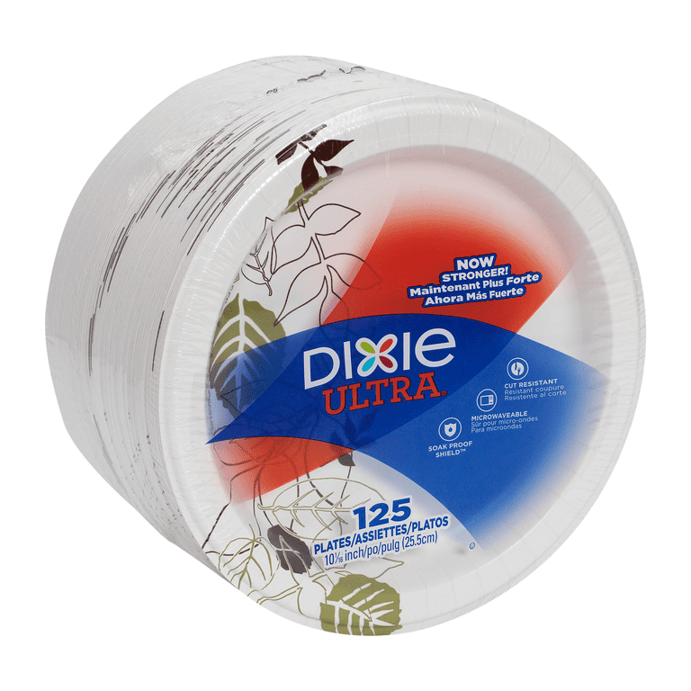 Dixie®Ultra 10" HeavyWeight Paper Plate, SXP10PATH, 125 Plates per