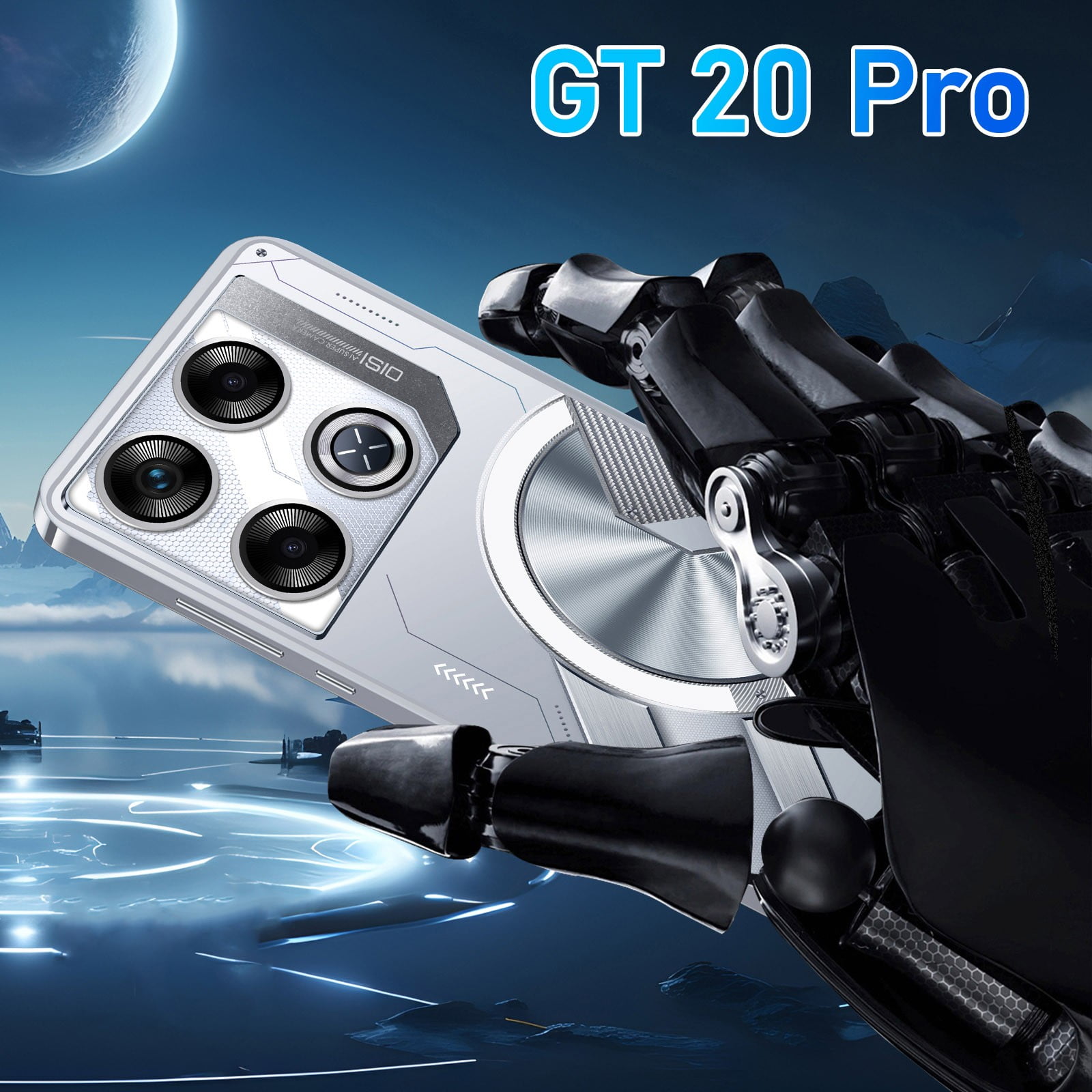 Silver 5 Inch Android 14.0 Phone 16Gb Sim Standby 4800Mah Network Mobile Phone