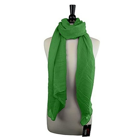- Pop Fashion Womens Soft Lightweight Solid Color Shawl Wrap Scarf