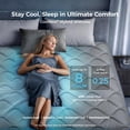 thumbnail image 5 of Sweetnight Coolnest 14 Inch Queen Size Hybrid Mattress, Cooling Gel Memory Foam Mattress with DuoSense Pillow Top, Medium Firm Pressure Relief Mattress, CertiPUR-US Certified Mattress in a Box, 5 of 10