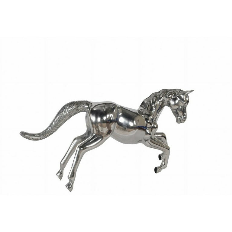 Large Silver Horse Statue Large Silver Horse Statue