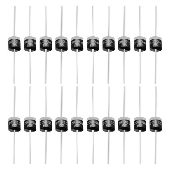 Uxcell 20Pcs 20SQ050 Schottky Rectifiers Diode, 20A 50V R-6 High Current Electronic Direct Plug-in Rectifiers Diodes