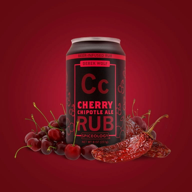 Spiceology – Derek Wolf Cherry Chipotle Ale Rub – Beer-Infused BBQ