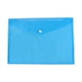 thumbnail image 1 of Gkeoshab A5 Reusable Plastic Wallets Folders Transparent Foolscap Document Files Wallet Folders Envelope Pockets With Snap Button Closure For Home School Travel Convenient And Practical, 1 of 8