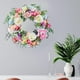 thumbnail image 1 of de puerta delantera hecha , decoración colgante de 16,5 ", rosas de forma forma forma , de primavera para adornos de Yotijar guirnalda de la puerta de entrada, 1 of 10