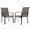 Khaki, variant on SOLAURA Outdoor Dining Chairs Set of 4, Patio Textilene Dining Chair, Metal Frame Furniture Chairs for Yard, Deck, Backyard, Lawn, Poolside (Blue)