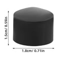 thumbnail image 2 of KONTONTY Black PU Skateboard Bushings for Smooth Riding and Truck Replacement, 2 of 8