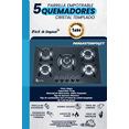 thumbnail image 5 of Parrilla Empotrable Zmartech 5 Quemadores Cristal Templado, 5 of 5
