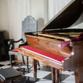 thumbnail image 1 of LITINKIMI Wool Piano Cover Red Washable Dust Protector for 88 Note Keyboard Piano, 1 of 6