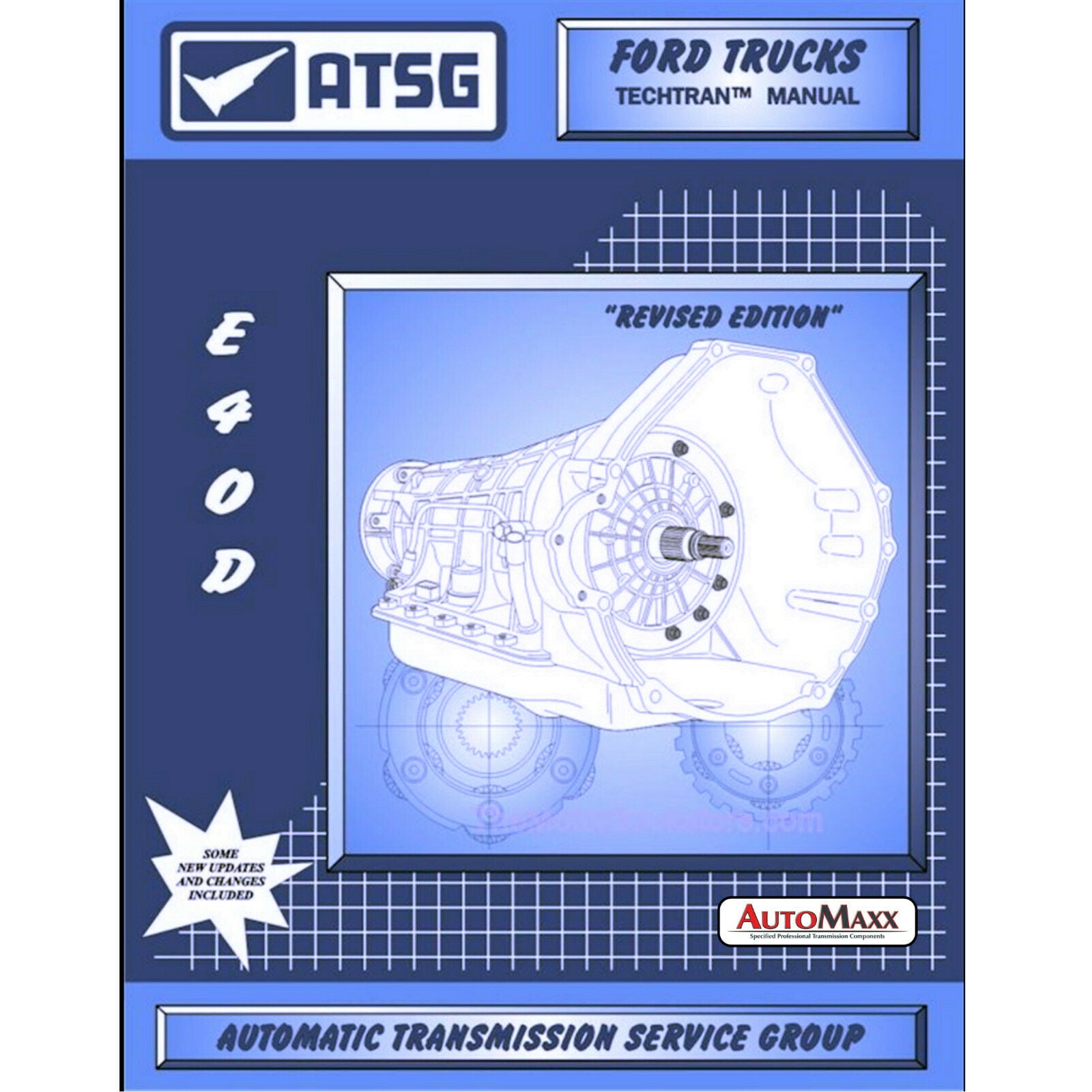 Ford E4OD ATSG Rebuild Manual E40D Transmission Service Overhaul Book Super Duty 