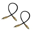 thumbnail image 1 of MesaSe 1Ft Double-Braided RCA Audio Patch Cables Corrosion-Resistant  -Free for Home Entertainment, 1 of 6