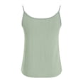thumbnail image 5 of vigerkar Women Summer Tank Tops Casual V Neck Strappy Loose Beach Sleeveless Shirts Blouses (Light Green, XL), 5 of 9