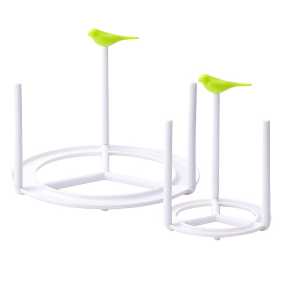 GOOHOCHY 2 piezas de escurridor de platos para cocina, escurridor de cuencos, soporte para secar vajilla