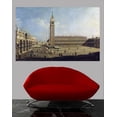 thumbnail image 2 of Wallhogs Canaletto Piazza San Marco (18th) Wall Mural, 2 of 2
