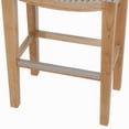 thumbnail image 4 of Jacky Beige Backless Counter Stool (Set of 2), 4 of 7