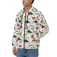 thumbnail image 3 of Naloa Dinosaur Men’s Hoodies, Zip up Hoodie, Sweatshirts,Hoodies for Men Sizes S-3XL-XX-Large, 3 of 5