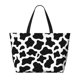 thumbnail image 2 of Easygdp Cow Print Black White Bolsa de Viaje de Playa de Gran Capacidad, Bolsa Tote Perfecta para la Playa, Escapadas de Fin de Semana y Viajes, 2 of 7