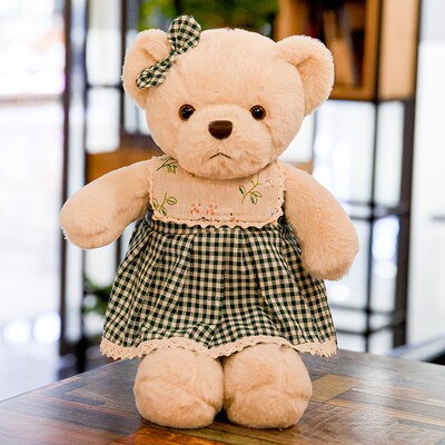 40cm Estilo de pareja Juguete de peluche Lindo osito de peluche Muñeca suave Niños Regalo de boda Dibujos animados de Disney zhangmengya LED