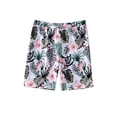 thumbnail image 4 of Kiapeise Parent-Child Matching Swimsuit, Flower Print Mother Girl Baby Bodysuit Father Boy Shorts Family Swimwear, 4 of 5