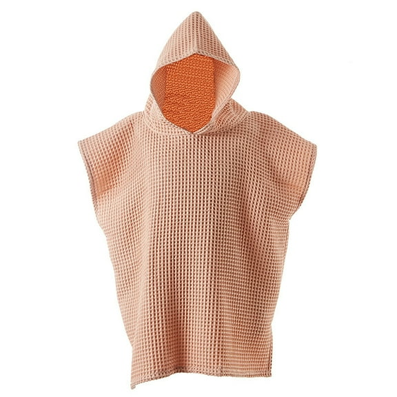 Ticikt Kids Beach Towel for Boys Girls, Hooded Bath Towel Wrap, Toddler Pool Towel with Hood,Color:Watermelon Red,Size:One Size